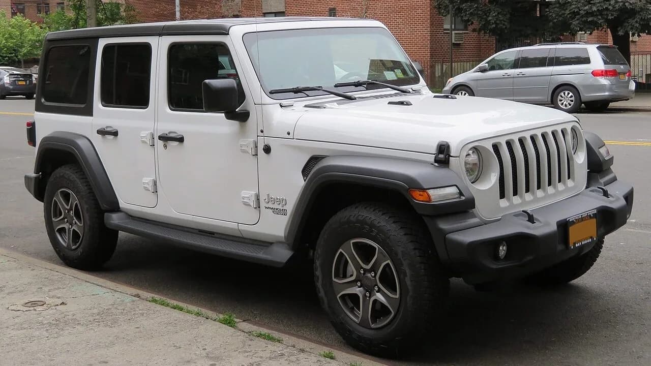 Jeep Wrangler Unlimited de cuatro puertas, foto de referencia